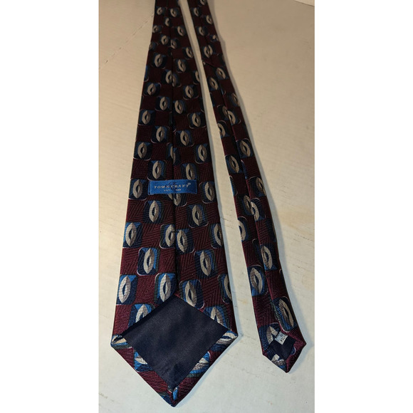 Lot 6 Men's Neck Ties Huddersfield Stafford Halston III Silk Italy Mint - Picture 3 of 12